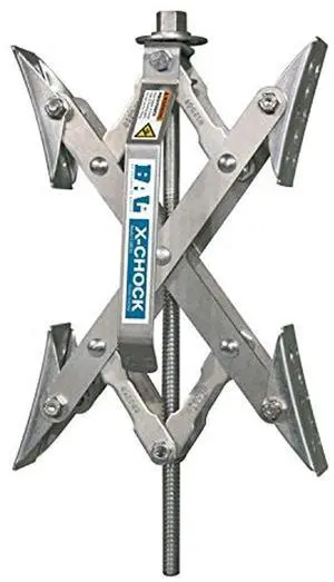 ADNIK BAL 149.1053 28010 X-Chock Tire Locking Chock - Single ,GRAY