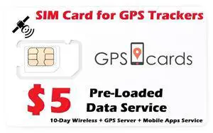 $5 GPScards GPS Tracker SIM Card - Pet Senior Kid Child Car 4G Tracking Device $5 GPScards GPS Tracker SIM Card - Pet Senior Kid Child Car 4G Tracking Device