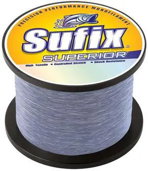 Sufix Superior Smoke Blue Monofilament - 30lb - 450 yds