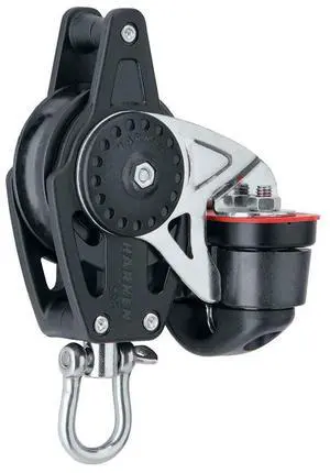 Harken 40mm Carbo Air Block w/Cam Cleat & Becket