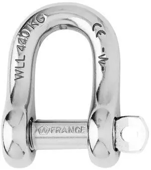 Wichard Captive Pin D Shackle - Diameter 8mm - 5/16"