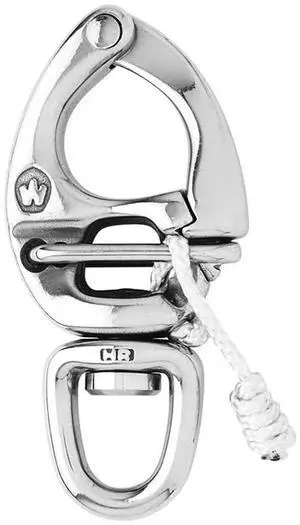 Wichard HR Quick Release Snap Shackle With Swivel Eye - 130mm Length - 5-1/8"
