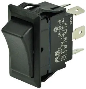BEP DPDT Rocker Switch - 12V/24V - ON/OFF/ON