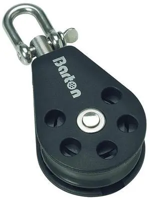 Barton Marine Size 1 Single Swivel Block w/Becket