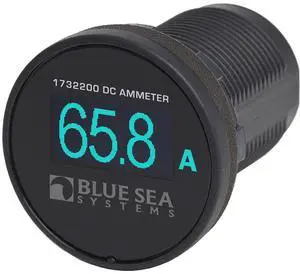 Blue Sea 1732200 Mini OLED Ammeter - Blue