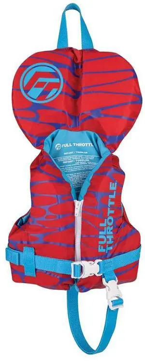 Full Throttle Infant Nylon Life Jacket - Red