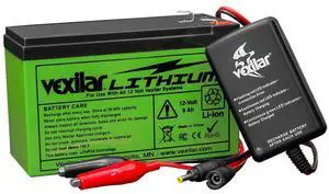 Vexilar 12V Lithium Ion Battery & Charger