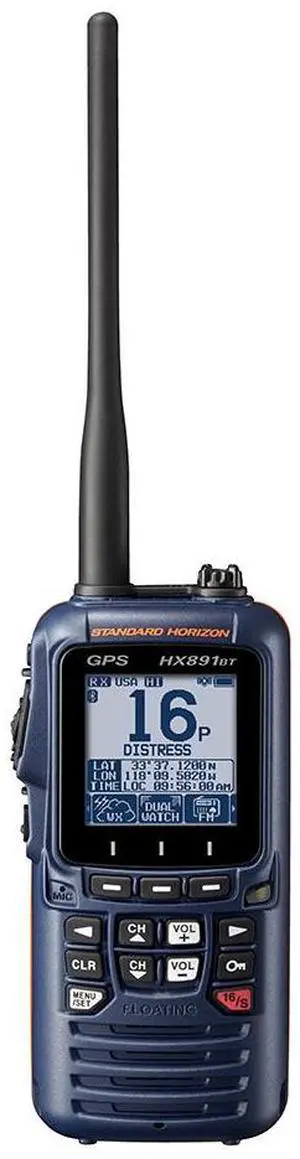 Standard Horizon HX891BT Handheld VHF w/Bluetooth - Navy Blue