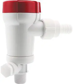 Rule 1100 GPH Livewell Pump Straight Seacock Inlet