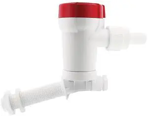 Rule 1100 GPH Livewell Pump Angled Thru-Hull Inlet