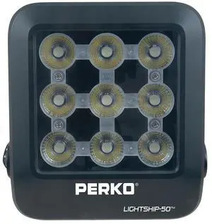 Perko Lightship 50 LED High Performance Floodlight - 12/24V - Black
