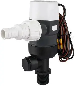 Commodore 1100 GPH Vertical Livewell Pump - Short - 12V