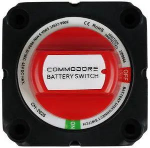 Commodore On/Off Battery Disconnect Switch