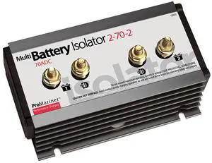 ProMariner Battery Isolator - 2 Alternator - 2 Battery - 70 AMP