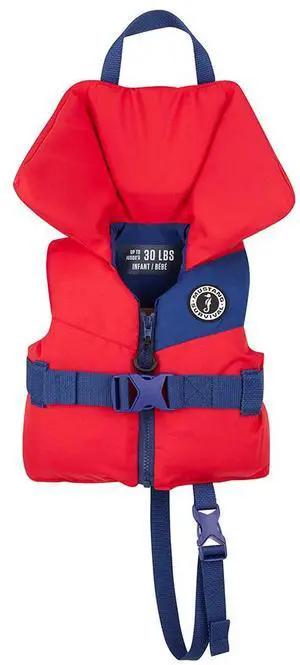 Mustang Lil' Legends Infant Foam Vest - Red/Navy