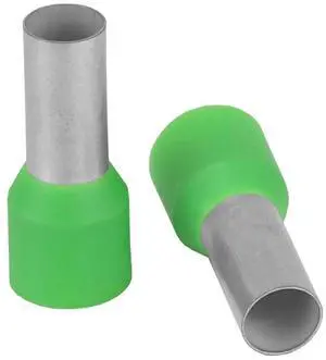 Pacer Green 6 AWG Wire Ferrule - 12mm Length - 10 Pack