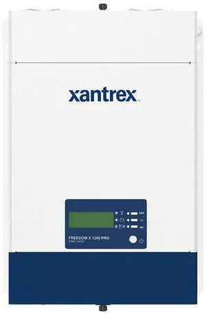 Xantrex FREEDOM X 1200 PRO Inverter Truesine 1000W 120AC/12VDC Hardwire Transfer