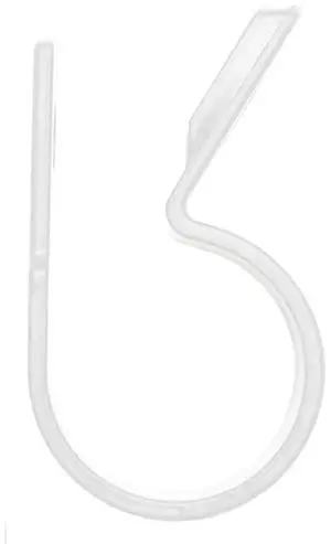 Pacer Nylon C-Clamps - 3/8" - Natural Color - 25 Pack