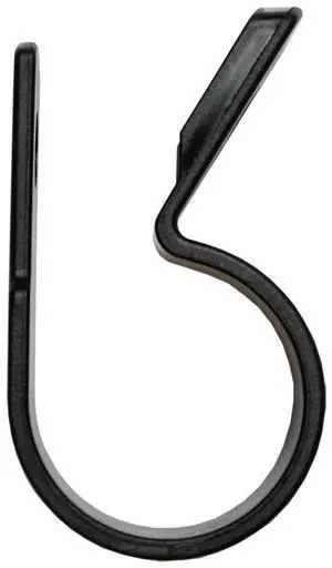 Pacer UV Resistant Nylon C-Clamps - 3/4" - Black - 25 Pack