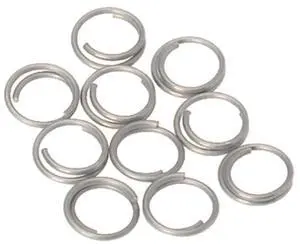 Barton Stainless Steel Split Rings - 10mm - 10-Pack