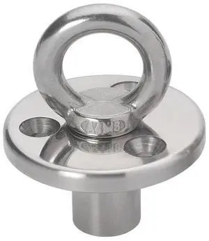 Barton Deck Plate w/Fixing & Eye w/Blanking Plug - M8 Eye