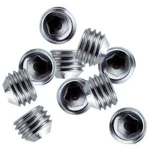 Whitecap ¼"-28 Thread SS Set Screws - 10 Pack
