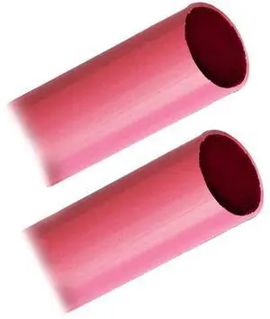 Pacer Battery Cable Heavy Wall Heat Shrink Tubing - 1" x 12" - Red (2-Pieces)