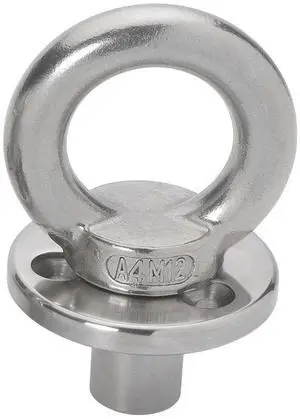 Barton Deck Plate w/Fixing & Eye w/Blanking Plug - M12 Eye