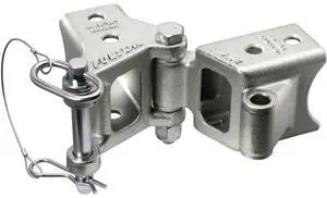Fulton Fold-Away Bolt-On Hinge Kit 2" x 3" Trailer Beam, Rating 5,000 lbs., 48" Pivot, Z-Max 600 Zinc Finish