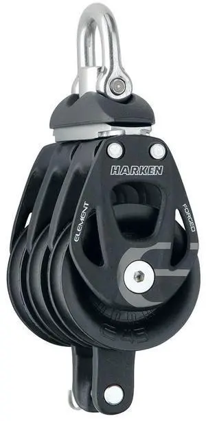 Harken 45mm Triple Element Block w/ Swivel & Becket