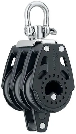 Harken 40Mm Carbo Air Triple Swivel Block W/Becket