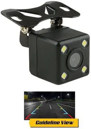 Pipemans Installsolution Car Review Camera 4 Led Lights With Guideline View