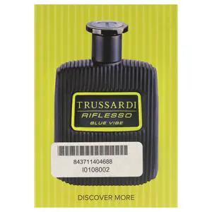 Blue Vibe Liquatouch Sample by Trussardi for Men - 1 Pc Sample Blue Vibe Liquatouch Sample by Trussardi for Men - 1 Pc Sample
