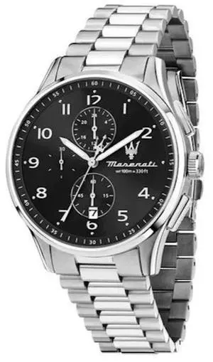 Maserati Sorpasso Chronograph Stainless Steel Black Dial Quartz R8873624007 100M Men'S Watch Maserati Sorpasso Chronograph Stainless Steel Black Dial Quartz R8873624007 100M Men'S Watch