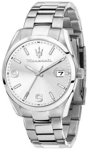 Maserati Attrazione Stainless Steel Silver Dial Quartz R8853151014 Men'S Watch Maserati Attrazione Stainless Steel Silver Dial Quartz R8853151014 Men'S Watch