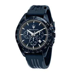 Maserati Traguardo Limited Edition Chronograph Rubber Strap Blue Dial Quartz R8871612042 100M Men'S Watch Maserati Traguardo Limited Edition Chronograph Rubber Strap Blue Dial Quartz R8871612042 100M Men'S Watch