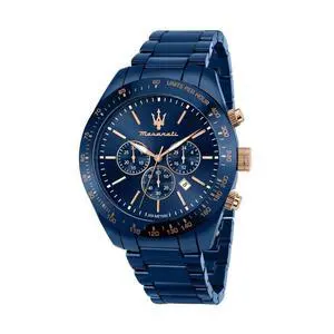 Maserati Traguardo Chronograph Stainless Steel Blue Dial Diver'S Quartz R8873650002 200M Men'S Watch Maserati Traguardo Chronograph Stainless Steel Blue Dial Diver'S Quartz R8873650002 200M Men'S Watch