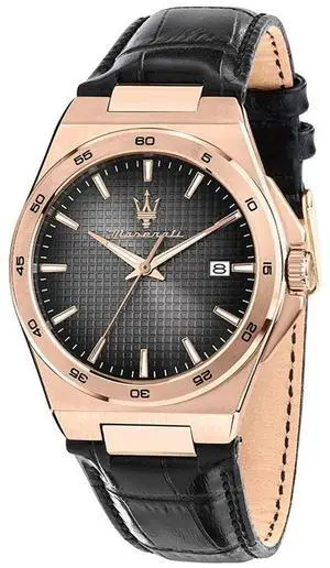 Maserati Velocita Leather Strap Black Dial Quartz R8851153001 Men'S Watch Maserati Velocita Leather Strap Black Dial Quartz R8851153001 Men'S Watch