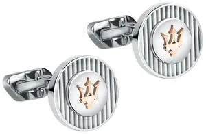 Maserati Jewels Stainless Steel Cufflinks Jm121Atk14 For Men Maserati Jewels Stainless Steel Cufflinks Jm121Atk14 For Men