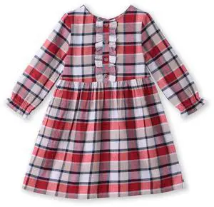 Beebay Heritage checks Fit and Flare Checks Multi - 2 Years Beebay Heritage checks Fit and Flare Checks Multi - 2 Years