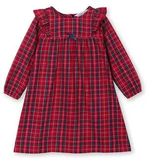 Beebay Shoulder frill check dress Red - 3 Years Beebay Shoulder frill check dress Red - 3 Years