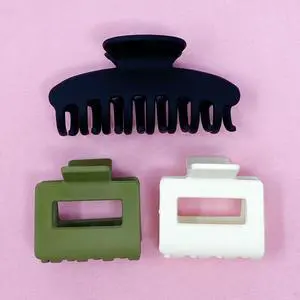 Matte Muted Hair Claw Set Matte Muted Hair Claw Set