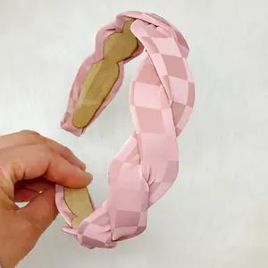 Muted Checkerboard Headband Muted Checkerboard Headband