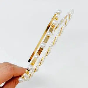 Precious Pearl Headband Set Of 2 Precious Pearl Headband Set Of 2