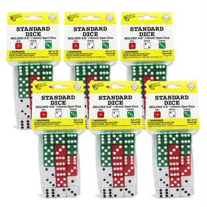 Koplow Games Dot Dice Set, 18 Per Pack, 6 Packs Koplow Games Dot Dice Set, 18 Per Pack, 6 Packs