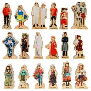 PEOPLE AROUND THE WORLD SET OF 18 PEOPLE AROUND THE WORLD SET OF 18