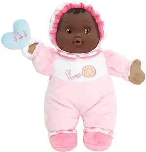 JC Toys Lil Hugs African American Pink Soft Body - Your First Baby Doll - Designed by Berenguer - Ages 0+ JC Toys Lil Hugs African American Pink Soft Body - Your First Baby Doll - Designed by Berenguer - Ages 0+