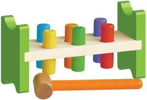 Classic Wooden Pound A Peg Toy Classic Wooden Pound A Peg Toy