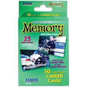 Stages Learning Photographic Memory Matching Game, Careers, Pack of 3 Stages Learning Photographic Memory Matching Game, Careers, Pack of 3