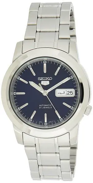Seiko Men's SNKE51K1S Stainless-Steel Analog with Blue Dial Watch Seiko Men's SNKE51K1S Stainless-Steel Analog with Blue Dial Watch
